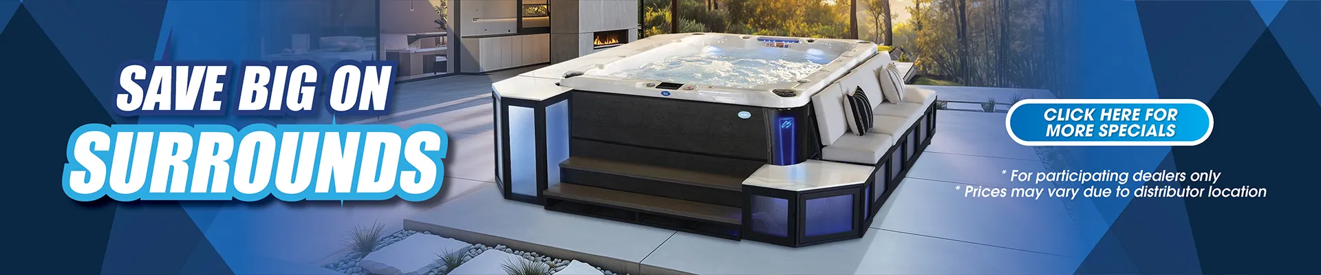 Calspas hot tub being used in a family setting - Rockville
